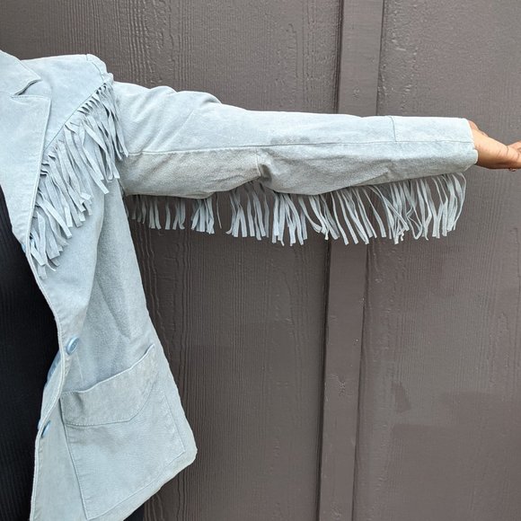 Denim & Co.: Vintage Leather Jacket - Picture 3 of 6